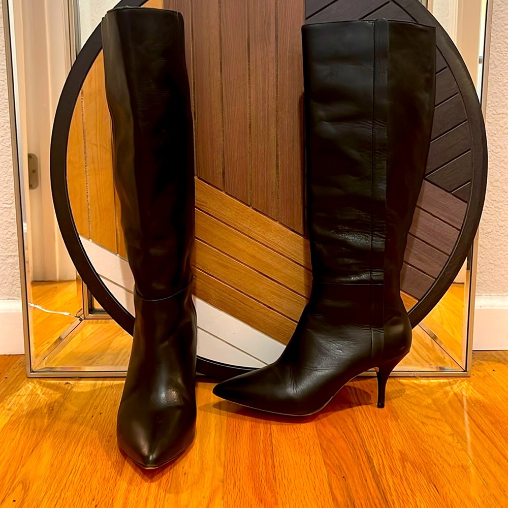 Loeffler Randall Black Knee High boots